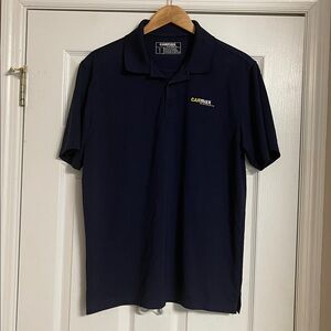 CarMax Navy Blue Polo Shirt Size Large